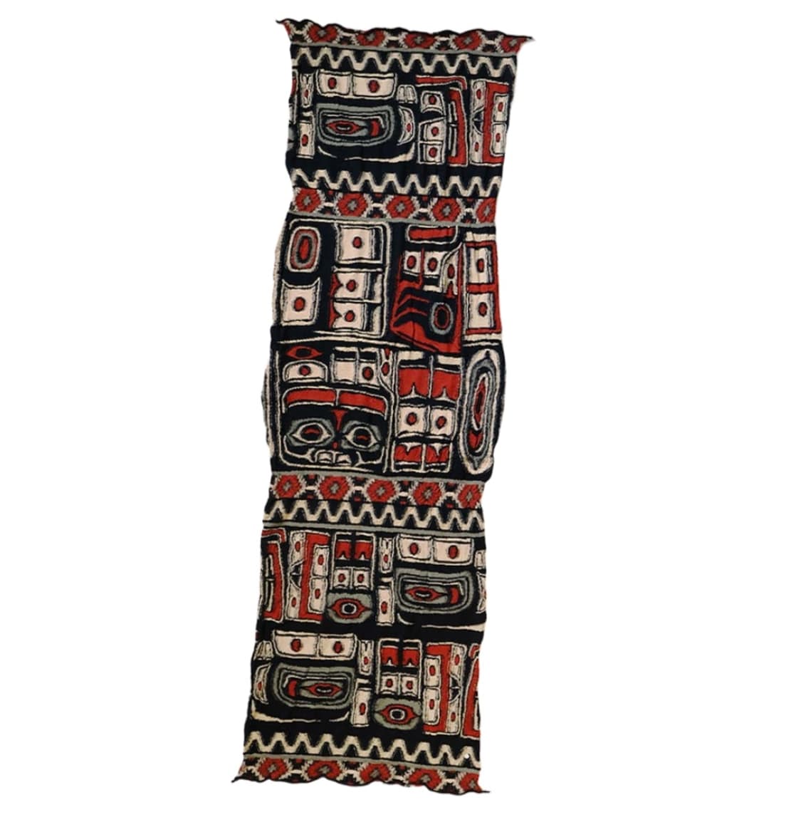 Kapital 펠티드 울 알래스카 레이븐 스카프 오렌지 상품이미지1