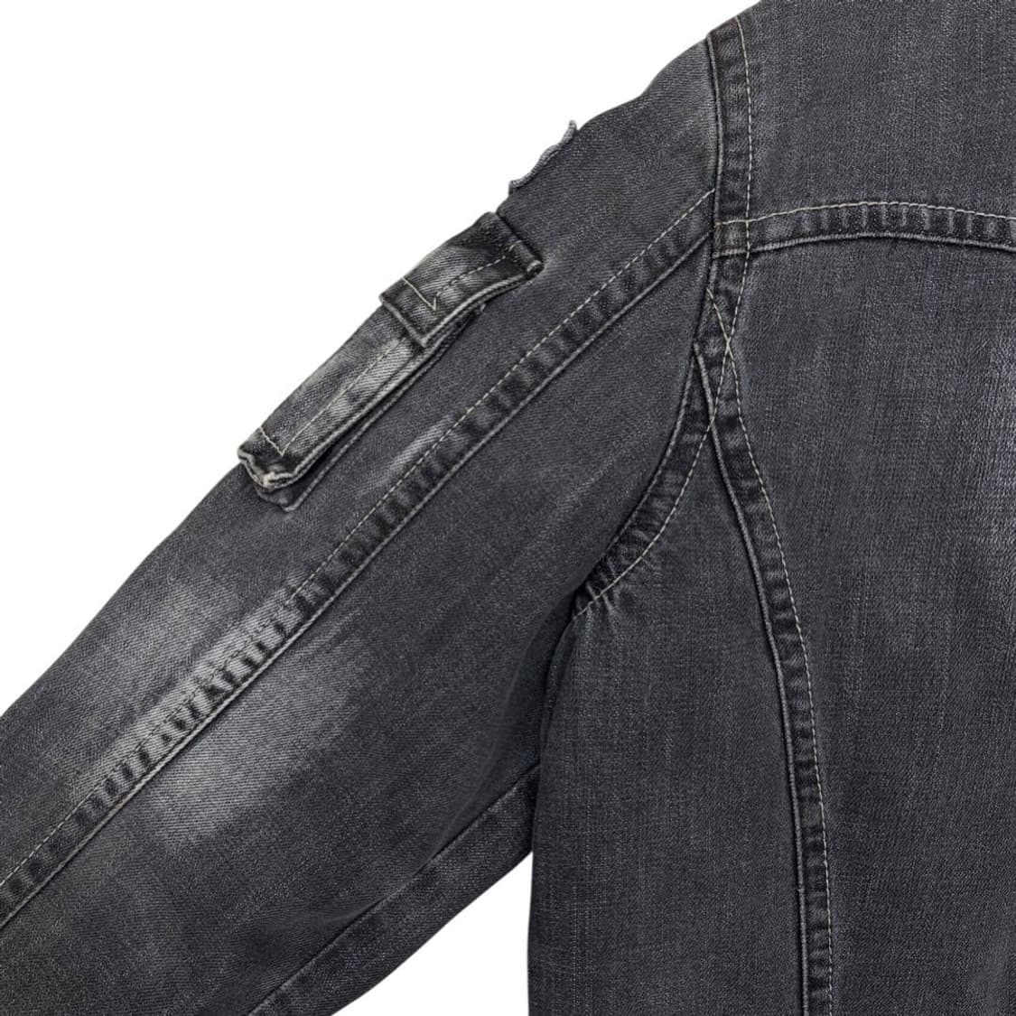 UGIZ 워싱누빔청자켓 상품이미지6