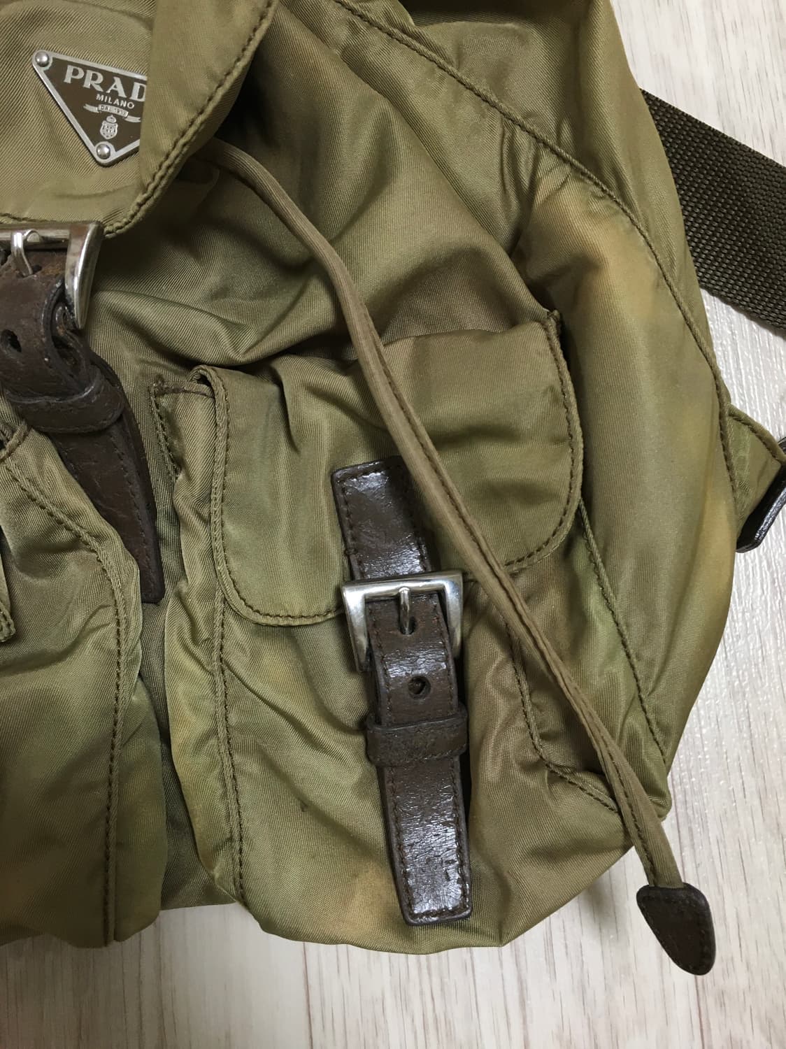 프라다 빈티지 삼각로고 백팩 상품이미지7