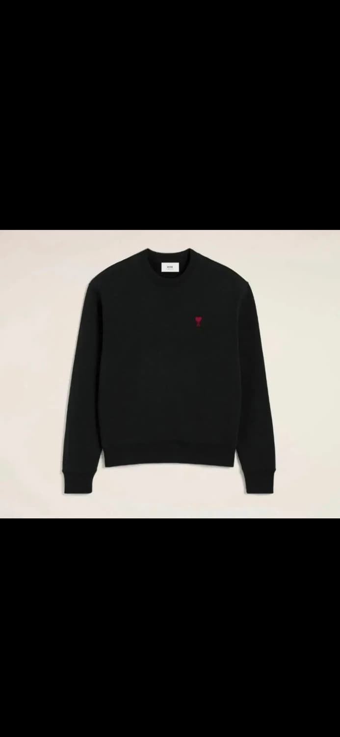 🔥[무료배송/새상품]🔥아미 맨투맨 논기모 스몰로고 남녀공용 / 그레이 상품이미지2