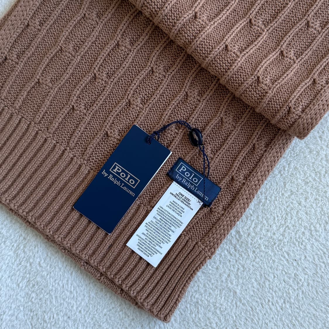 폴로랄프로렌 코튼 꽈배기 목도리 3가지 색상 상품이미지9