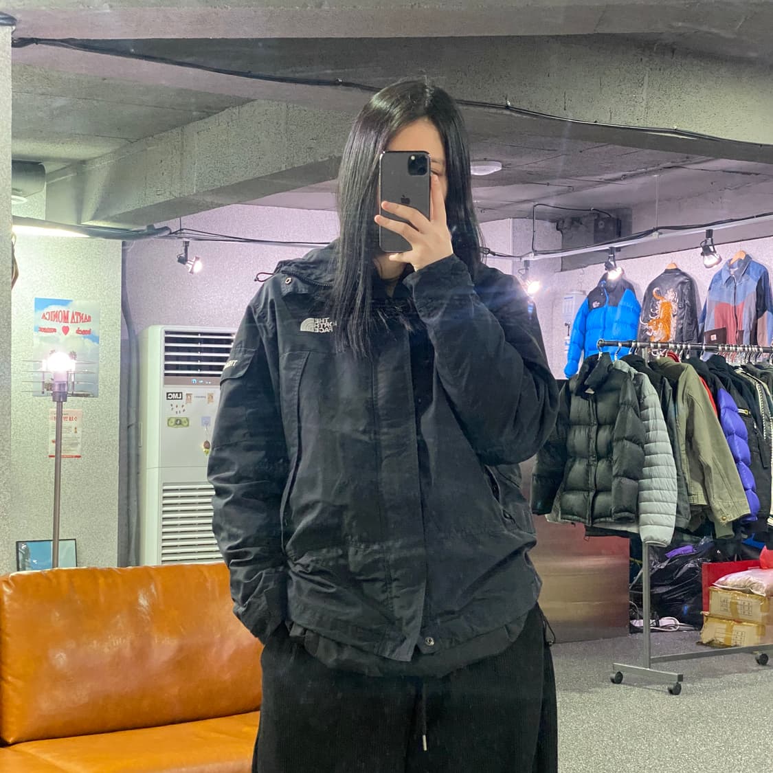 노스페이스 사이드 포켓 블랙 바람막이 자켓 B3888 상품이미지1