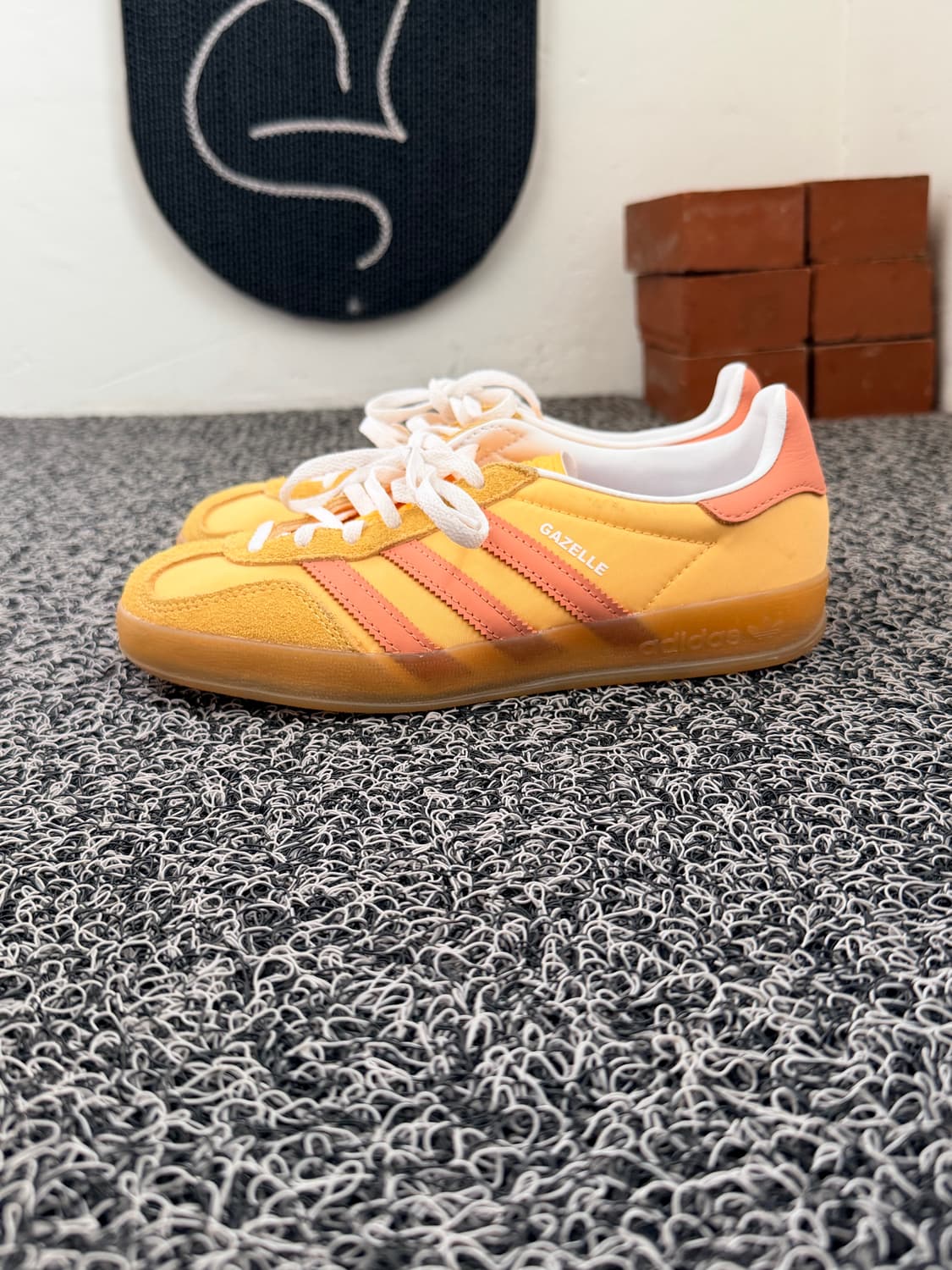 아디다스 가젤 옐로우 오렌지 225 상품이미지1