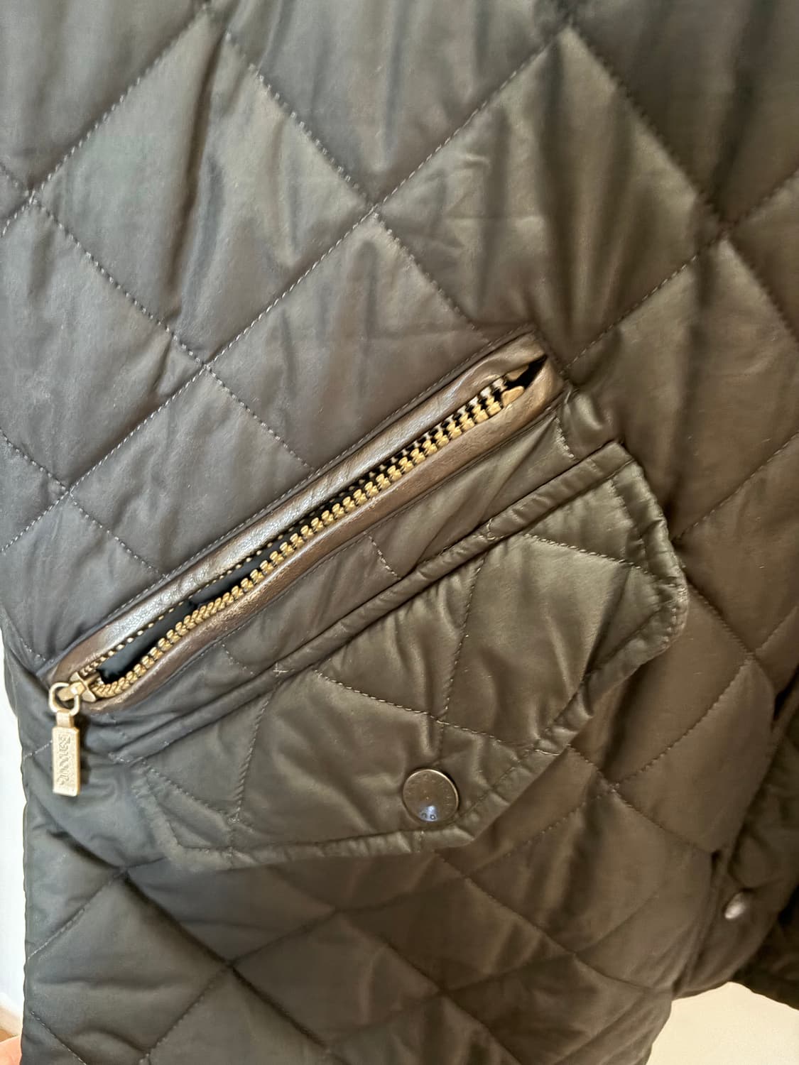 바버 퀼팅자켓 (남성M) 상품이미지8