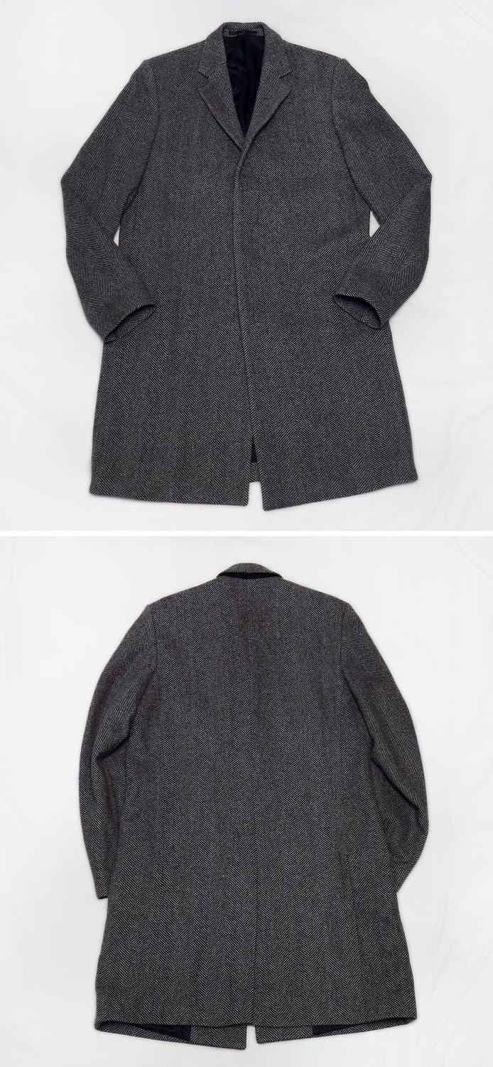 코스 (COS) 울헤링본 싱글 발마칸 코트 (48 / 95-100) 상품이미지2