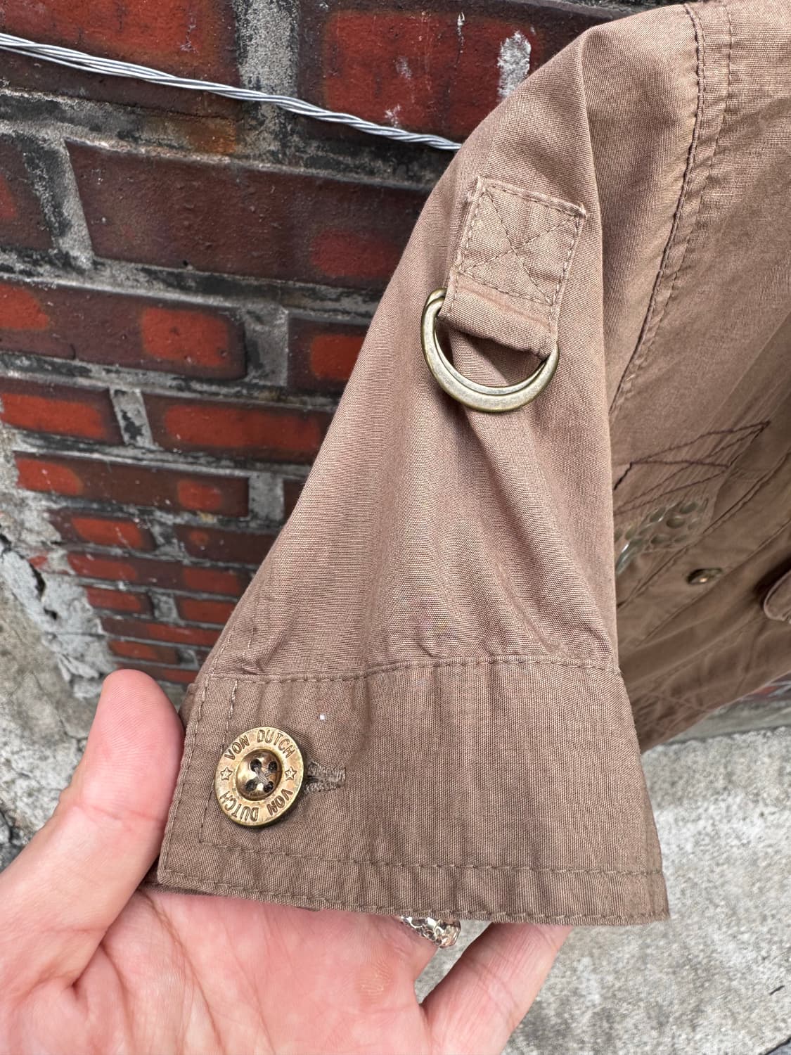 본더치 유틸리티 패치 반팔셔츠 상품이미지5