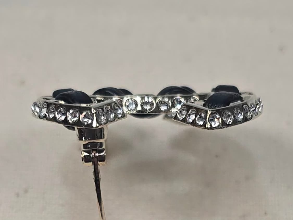 샤넬 CC 가죽 크리스탈 브로치 상품이미지7