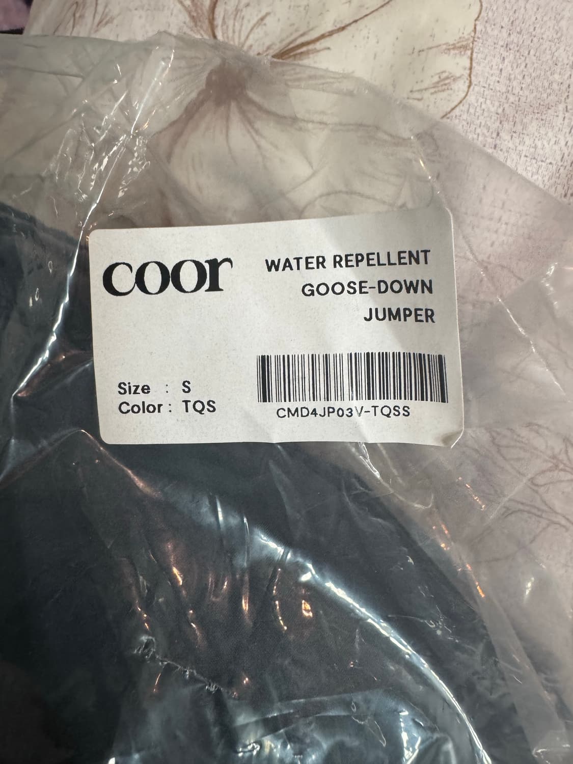 쿠어 구스다운 점퍼 새상품 상품이미지3