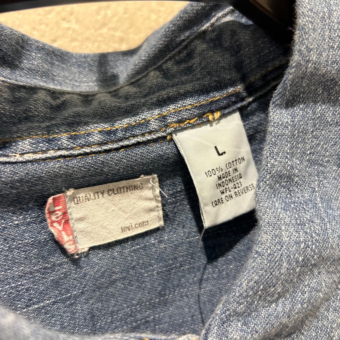 Levis Embroidered Denim Shirts 상품이미지8