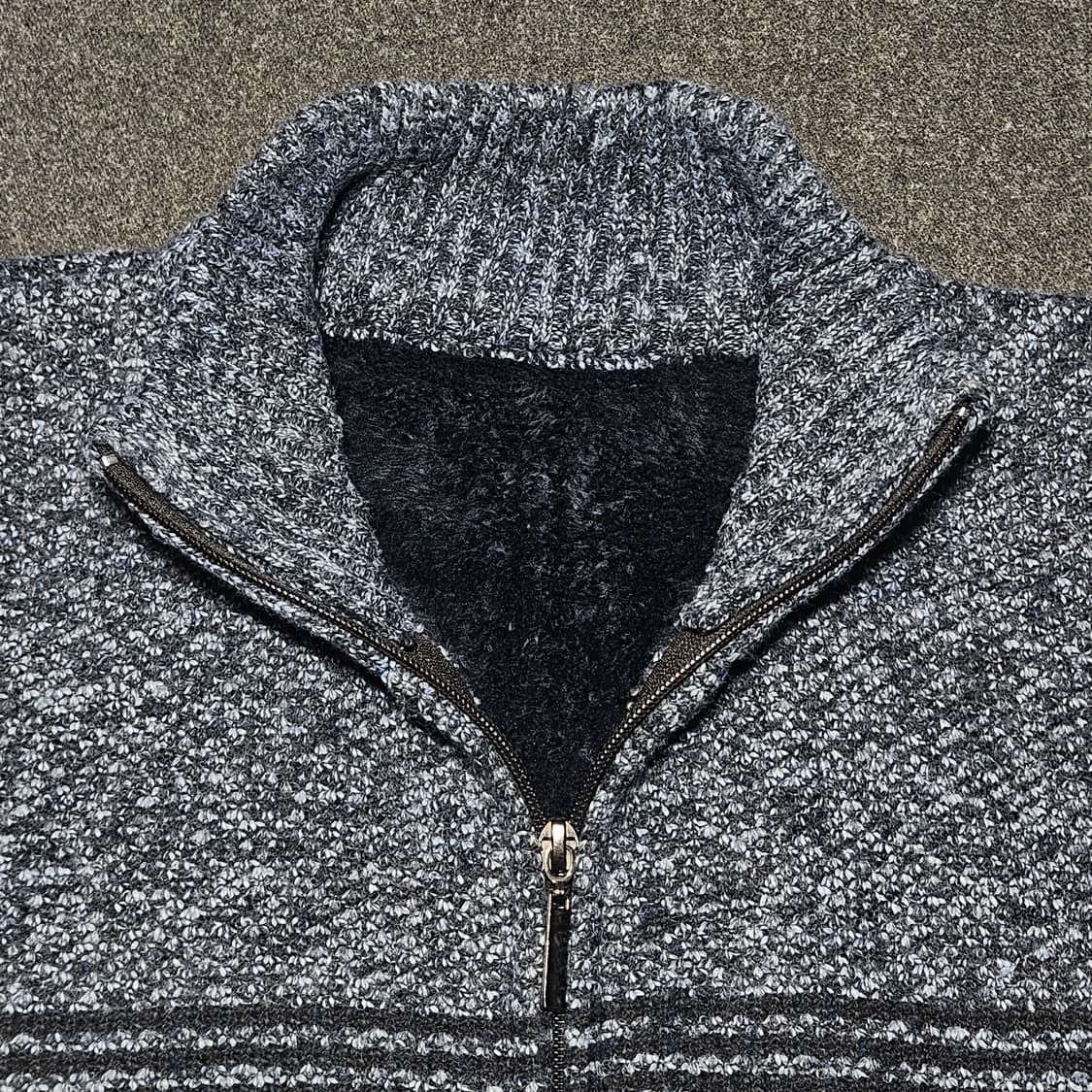 잭필드 남성 기모 집업니트 스웨터 105 상품이미지3