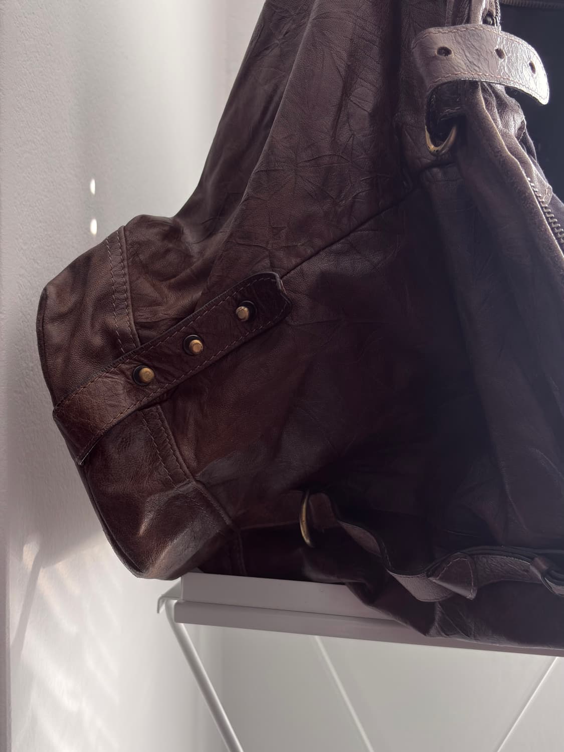 아돌포 도밍게즈 빈티지 워시드 숄더백 상품이미지5