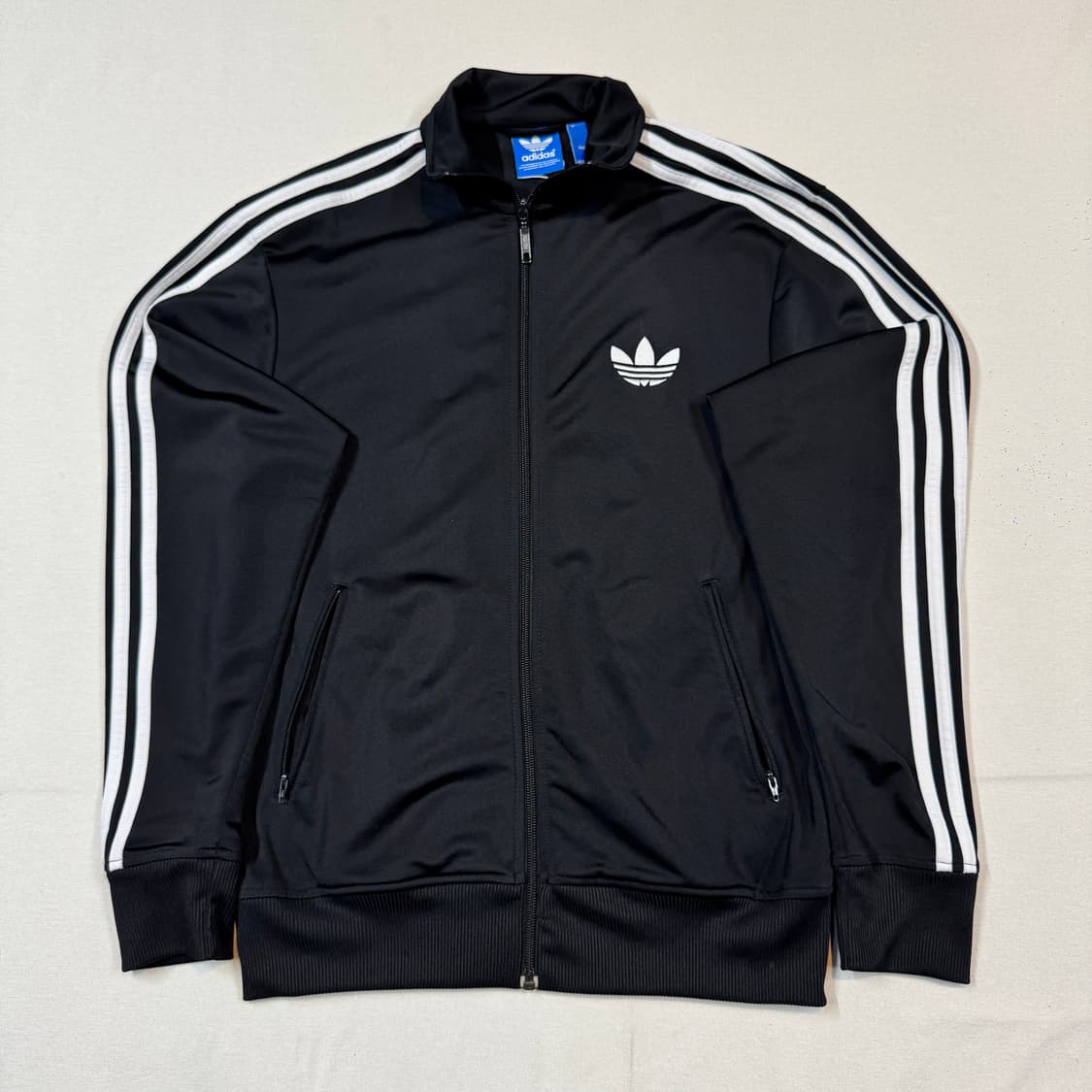 100) 아디다스 파이어버드 삼선 져지 트랙탑 집업 블랙 A1 상품이미지1