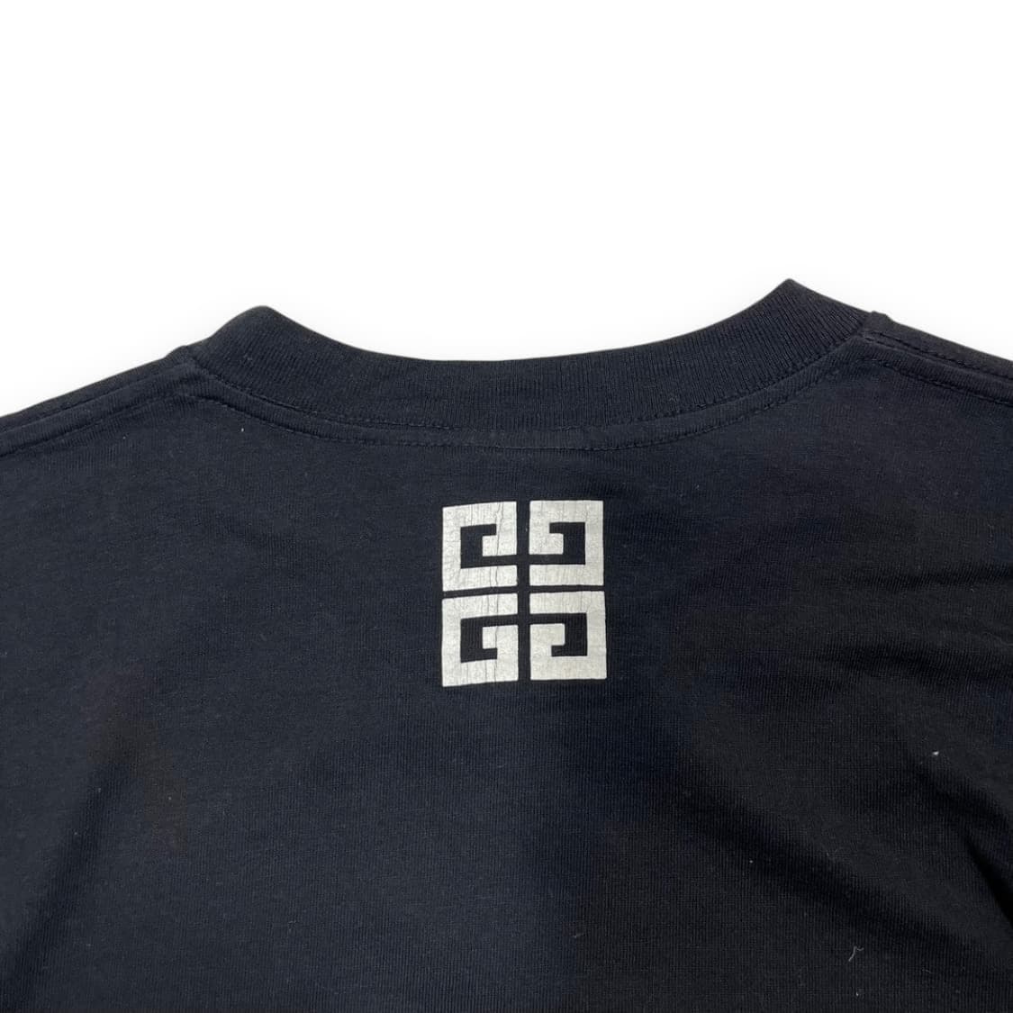 지방시 90s 시그니처 로고 USA 다크 반팔 구형 티셔츠 상품이미지4