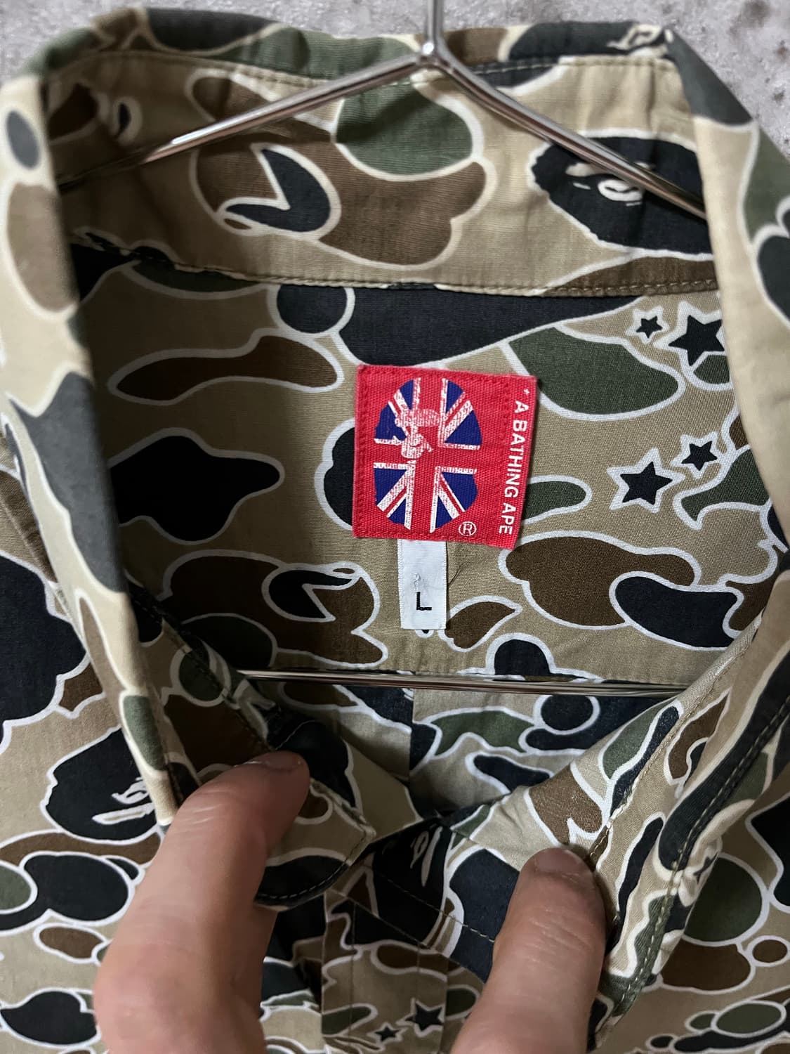 베이프 아카이브 피사체카모 셔츠 상품이미지3