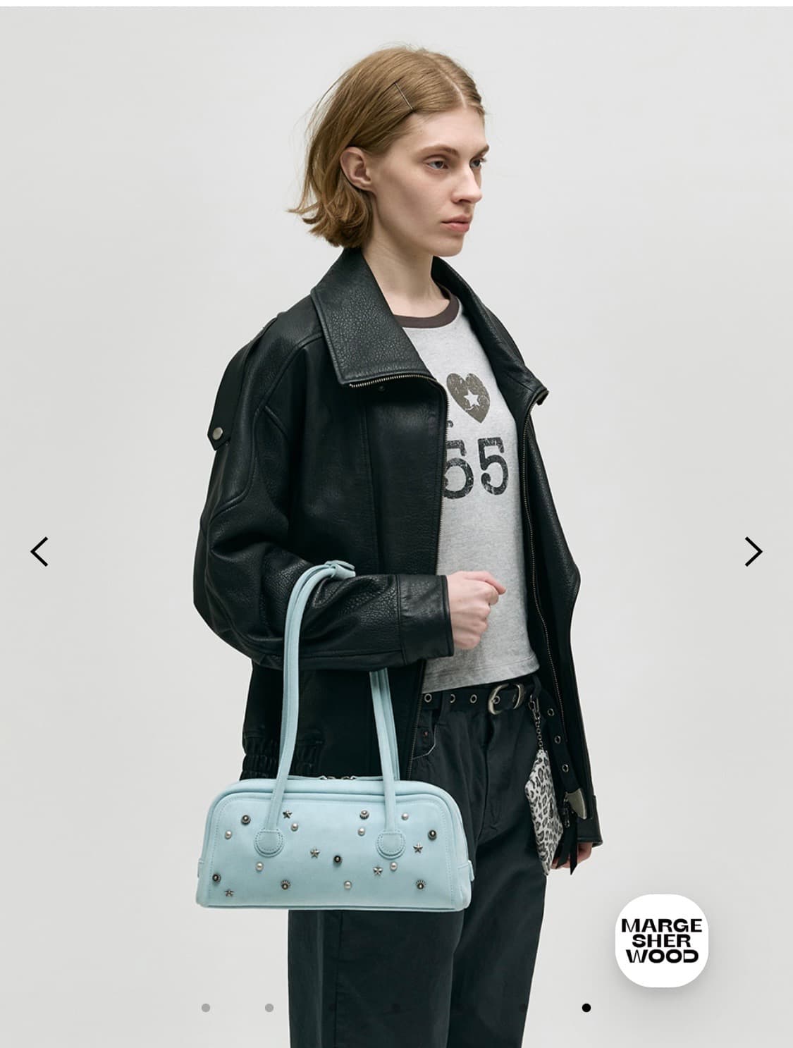 마지셔우드 소프트 보스턴백 상품이미지6