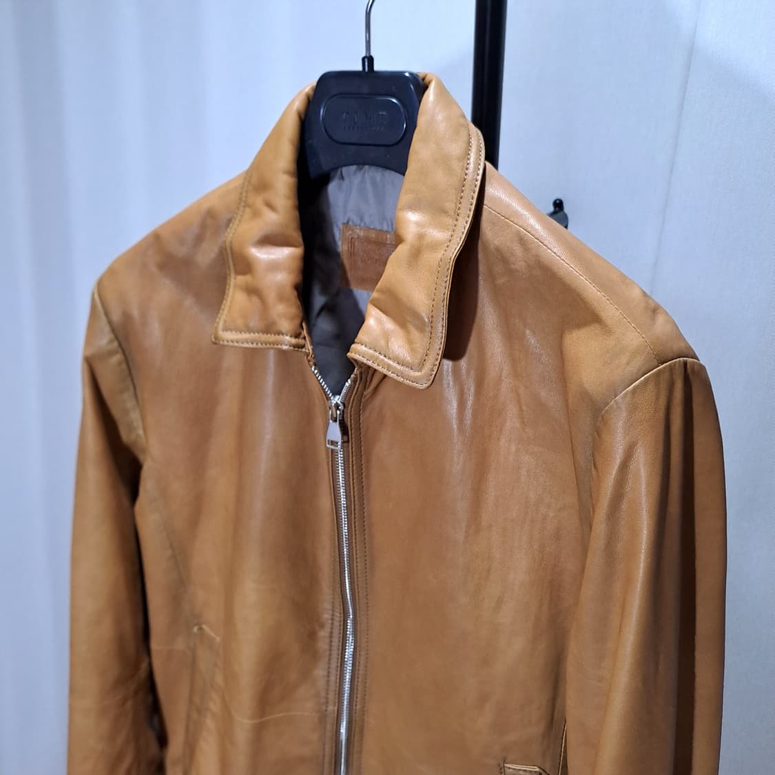 (택포) 오일워싱 양가죽 블루종 95 B413 상품이미지2