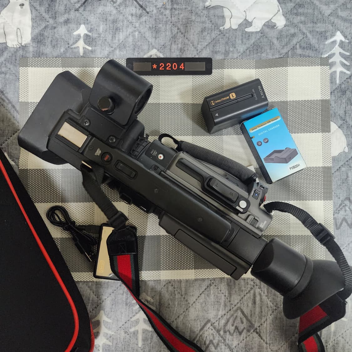 소니 DVCAM 6미리 DSR-PD 170 캠코더 가방세트 상품이미지2