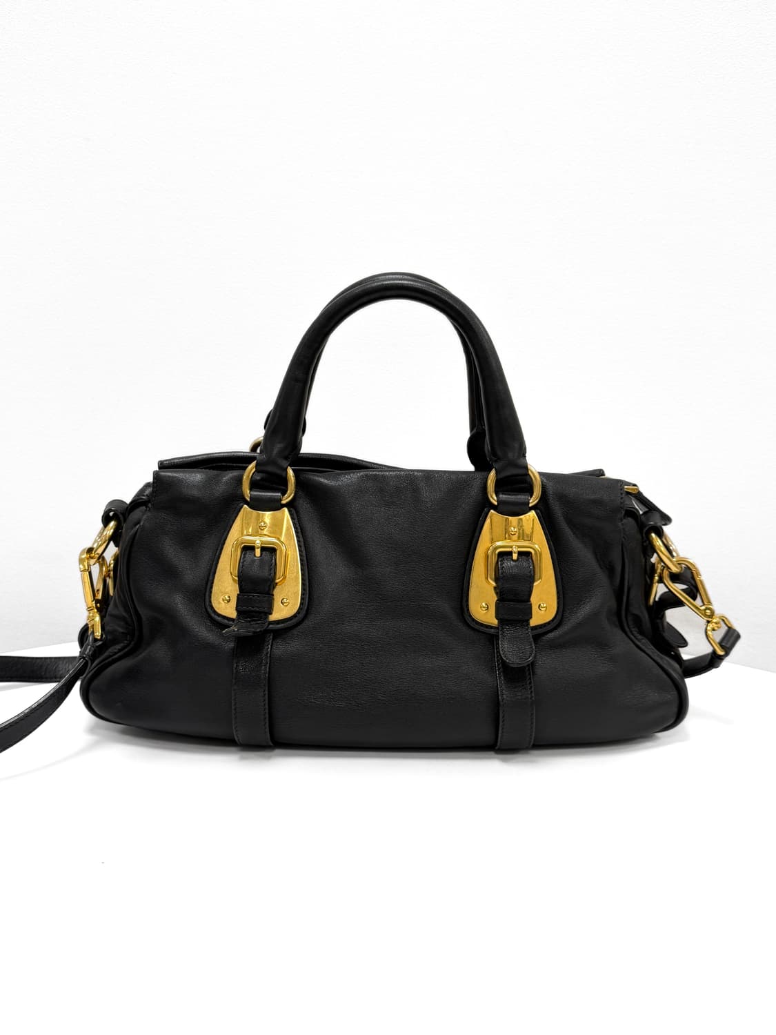 프라다 소프트 카프 골드 버클 2WAY 백 상품이미지3