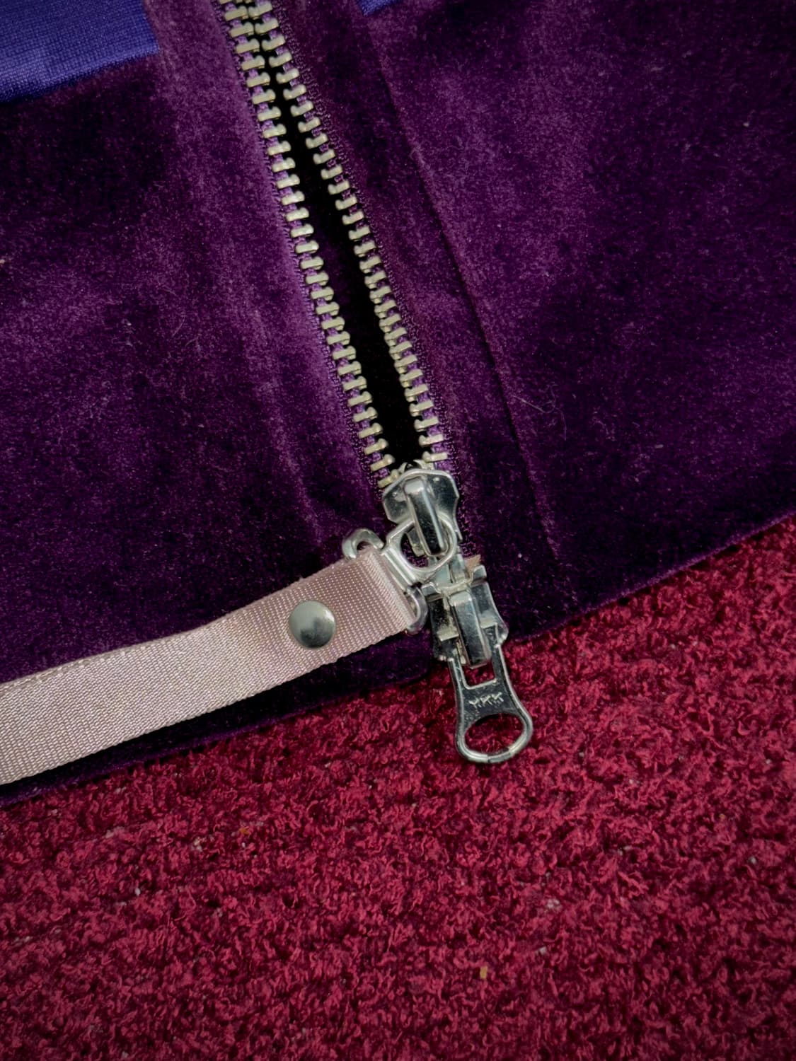 아디다스 퍼 투웨이 후드집업 퍼플 M 상품이미지3