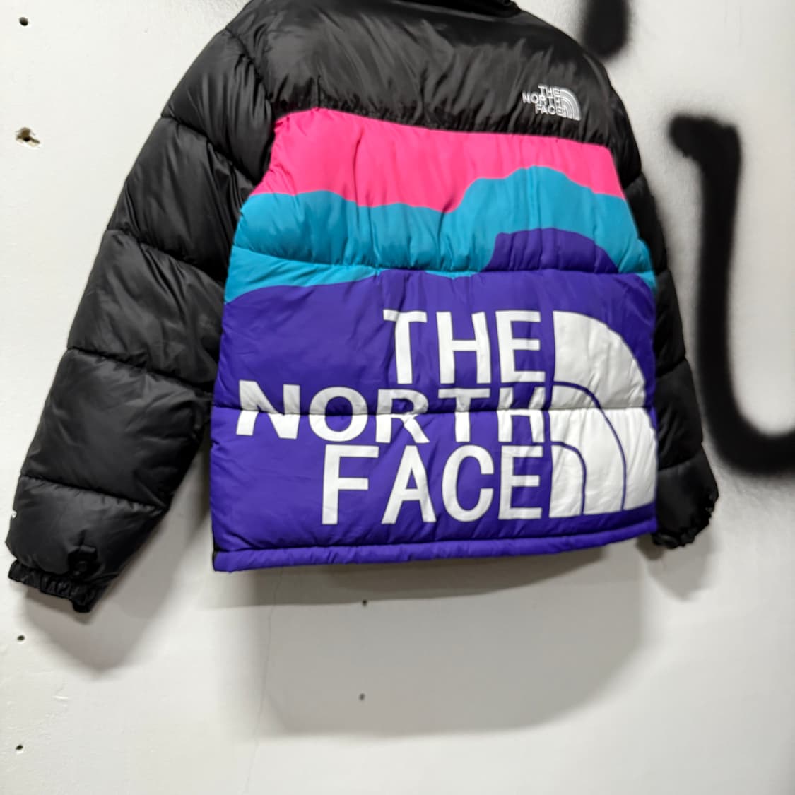 노스페이스 필파워 700 백 프린팅 눕시 다운 점퍼 상품이미지8