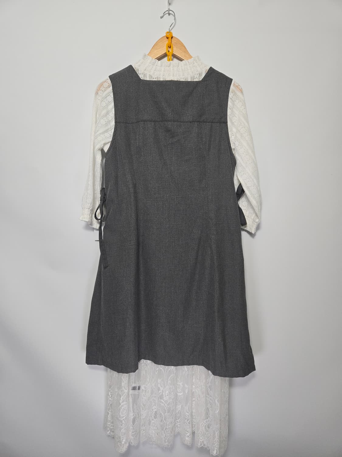 모리걸 세트 (원피스+레이스블라우스+레이스스커트) 3종 상품이미지2