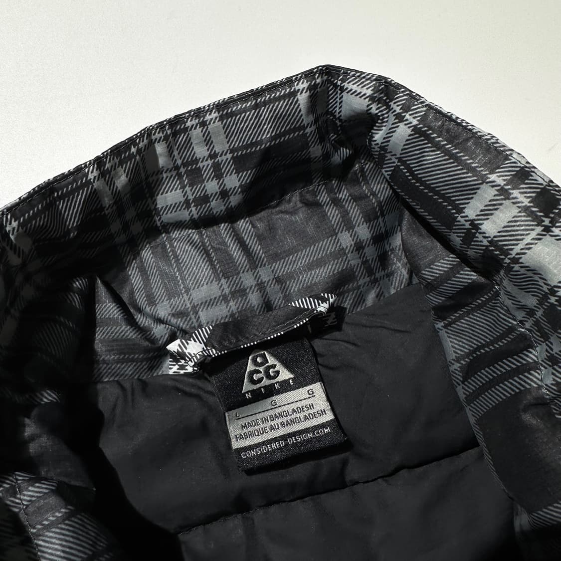 나이키 ACG 투웨이 체크 구스다운 패딩 상품이미지5