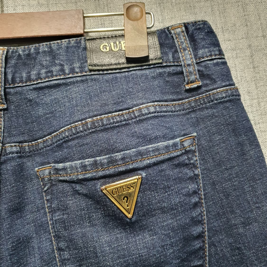 게스 데님 청바지 데미지 워싱진  상품이미지5