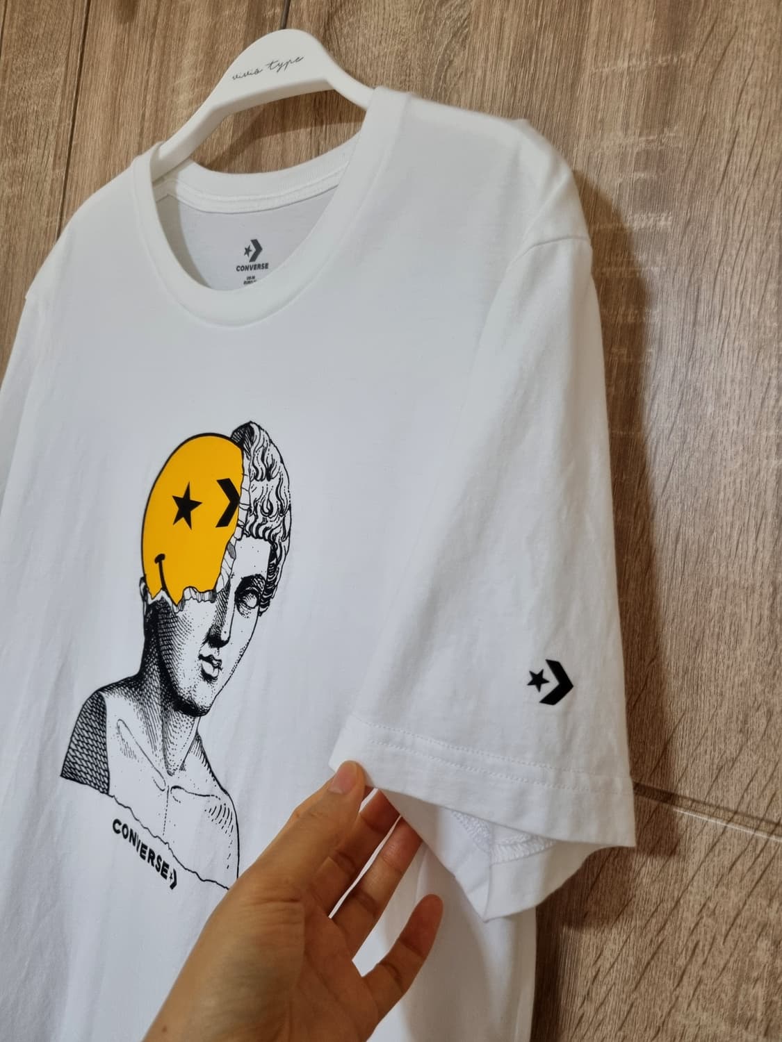 컨버스 프린팅 반팔티 상품이미지3