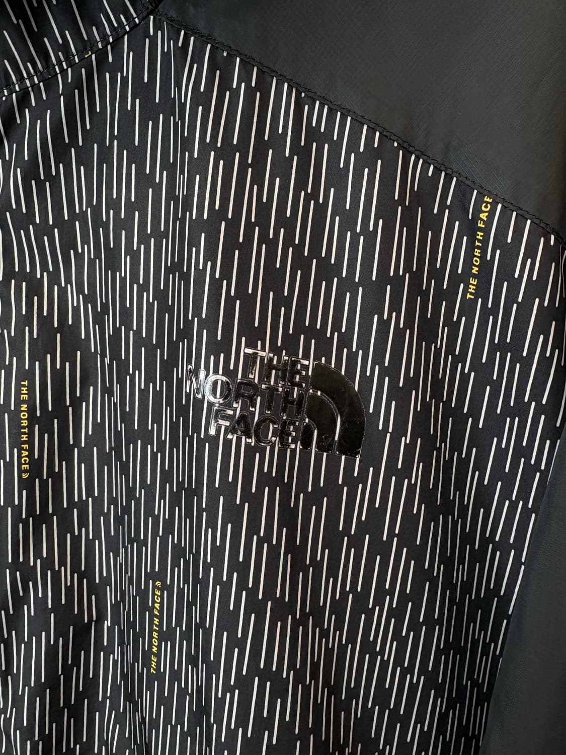 노스페이스 나일론 패턴 바람막이 블랙 상품이미지8
