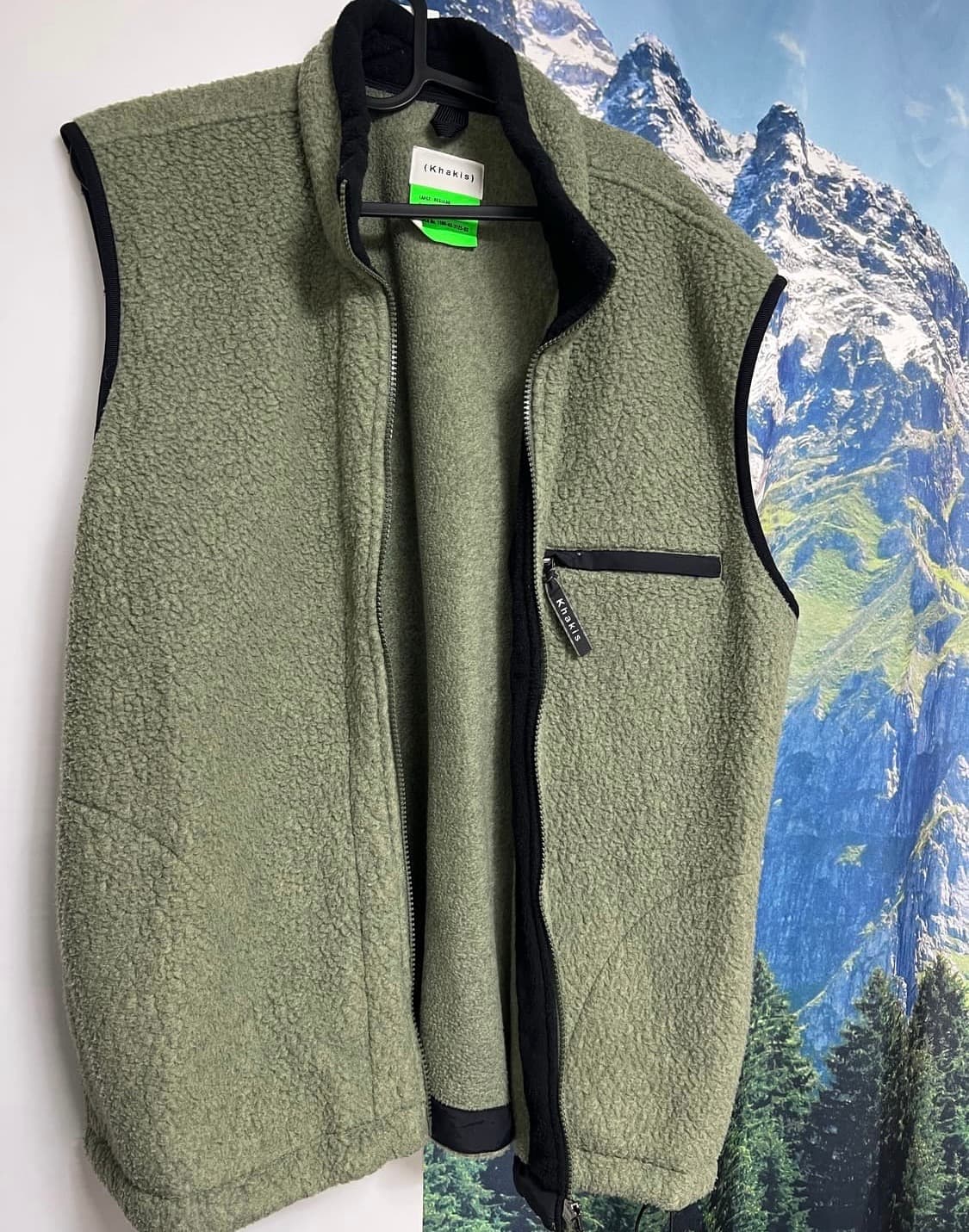 L) 카키스 쉐르파 집업 베스트 상품이미지1