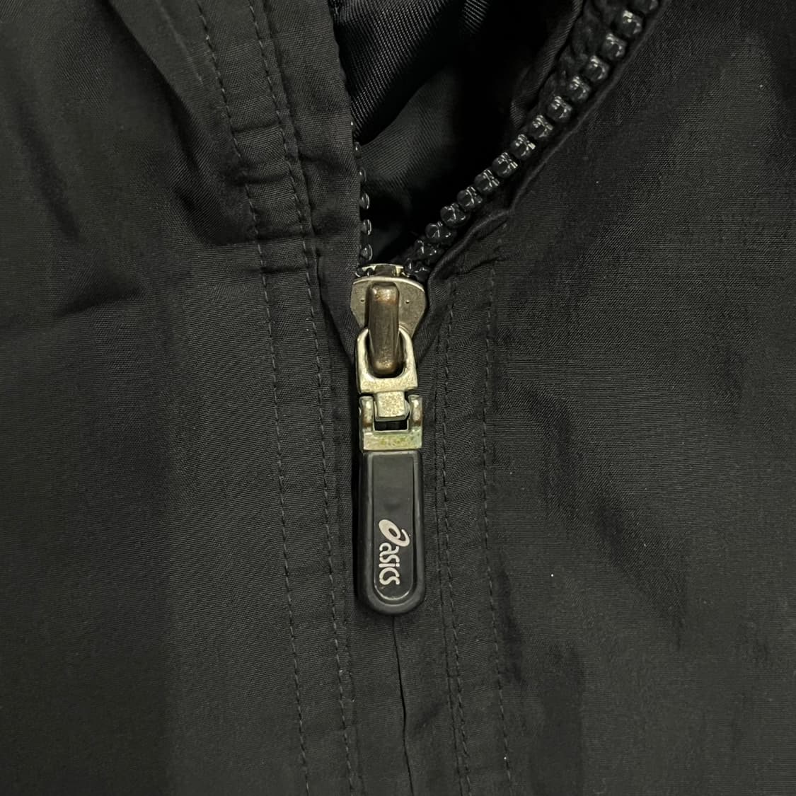 [정품/100] 아식스 네이비 후드 바람막이 점퍼 b10 상품이미지7