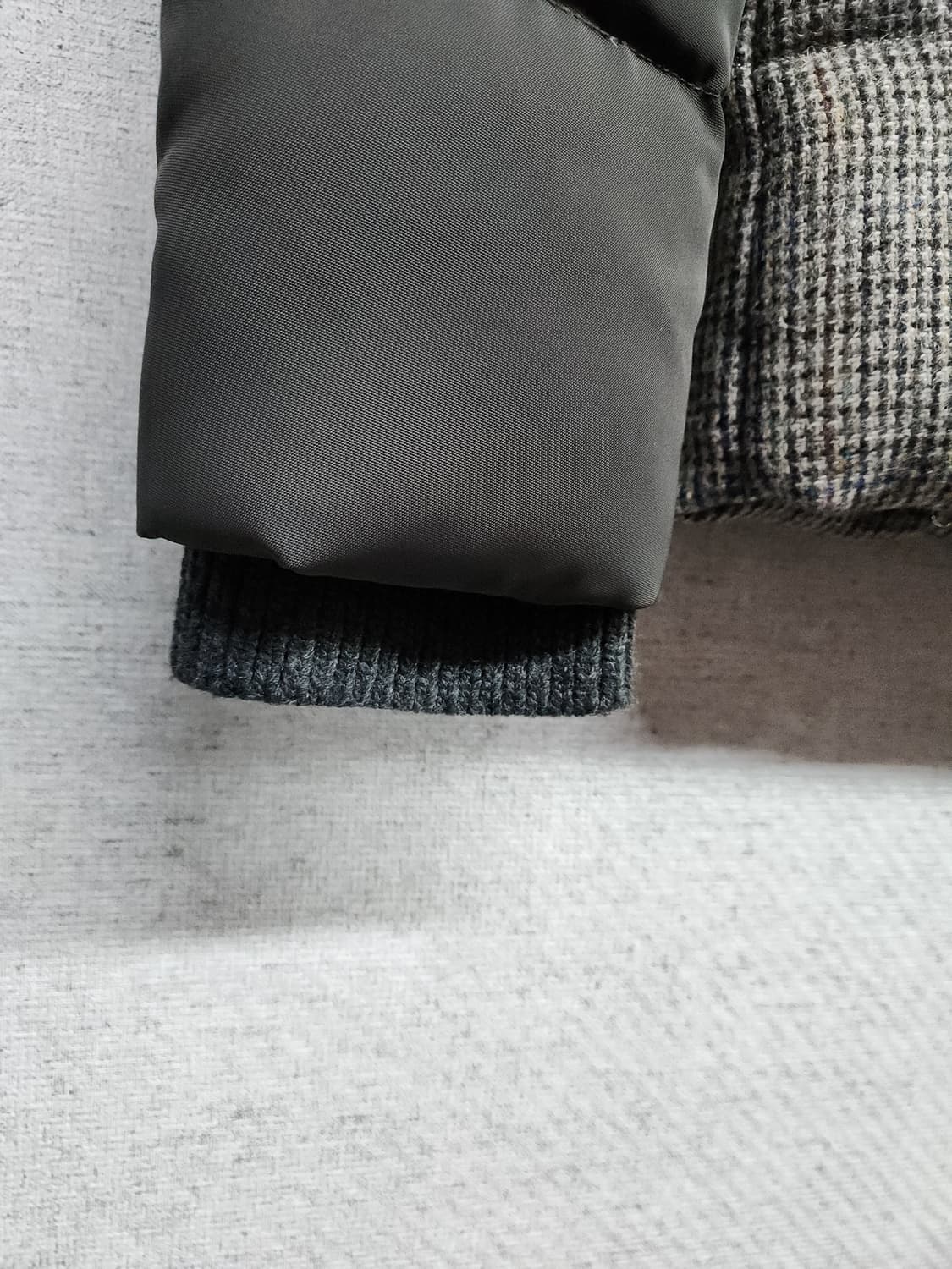 시스템 옴므 울 헤링본 구스다운 패딩 상품이미지5