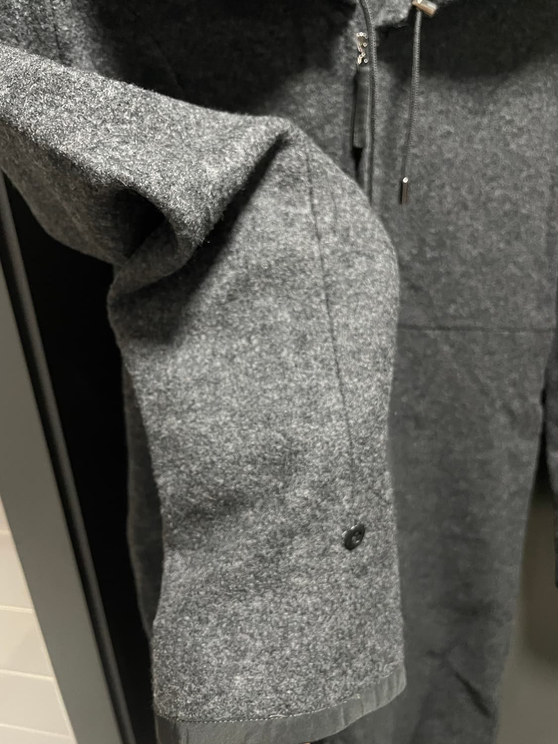 울 나일론 모직 코트 상품이미지3