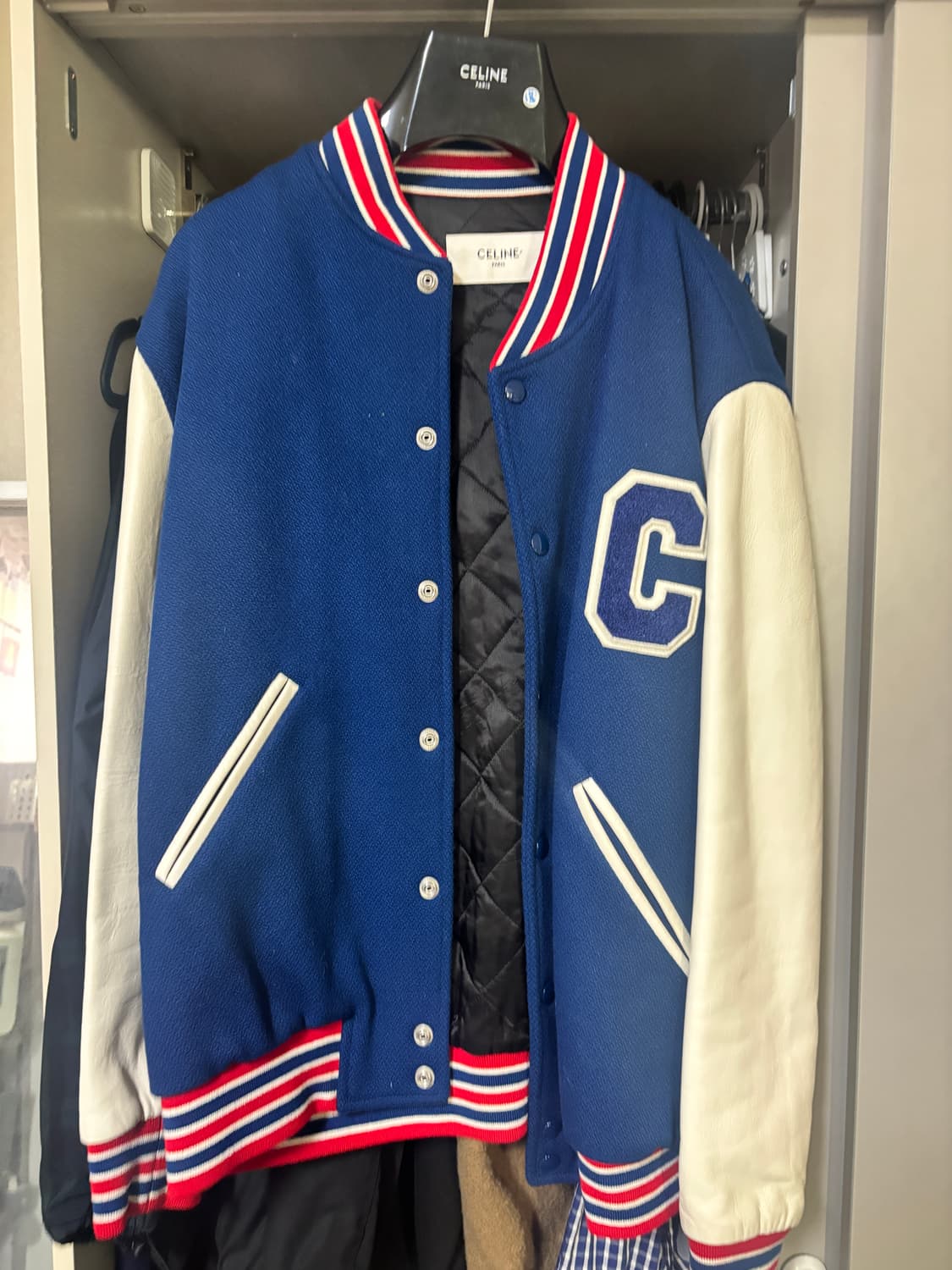 셀린느 celine c로고 바시티 자켓 38size 상품이미지1