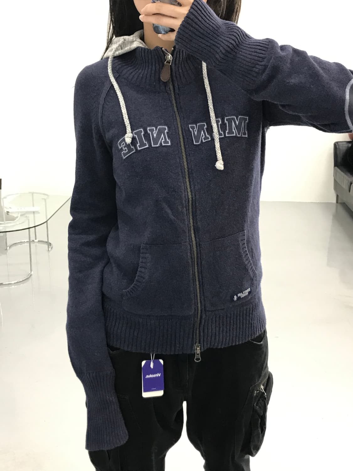 디즈니랜드 리조트 미니 마우스 집업 스웨터 상품이미지3