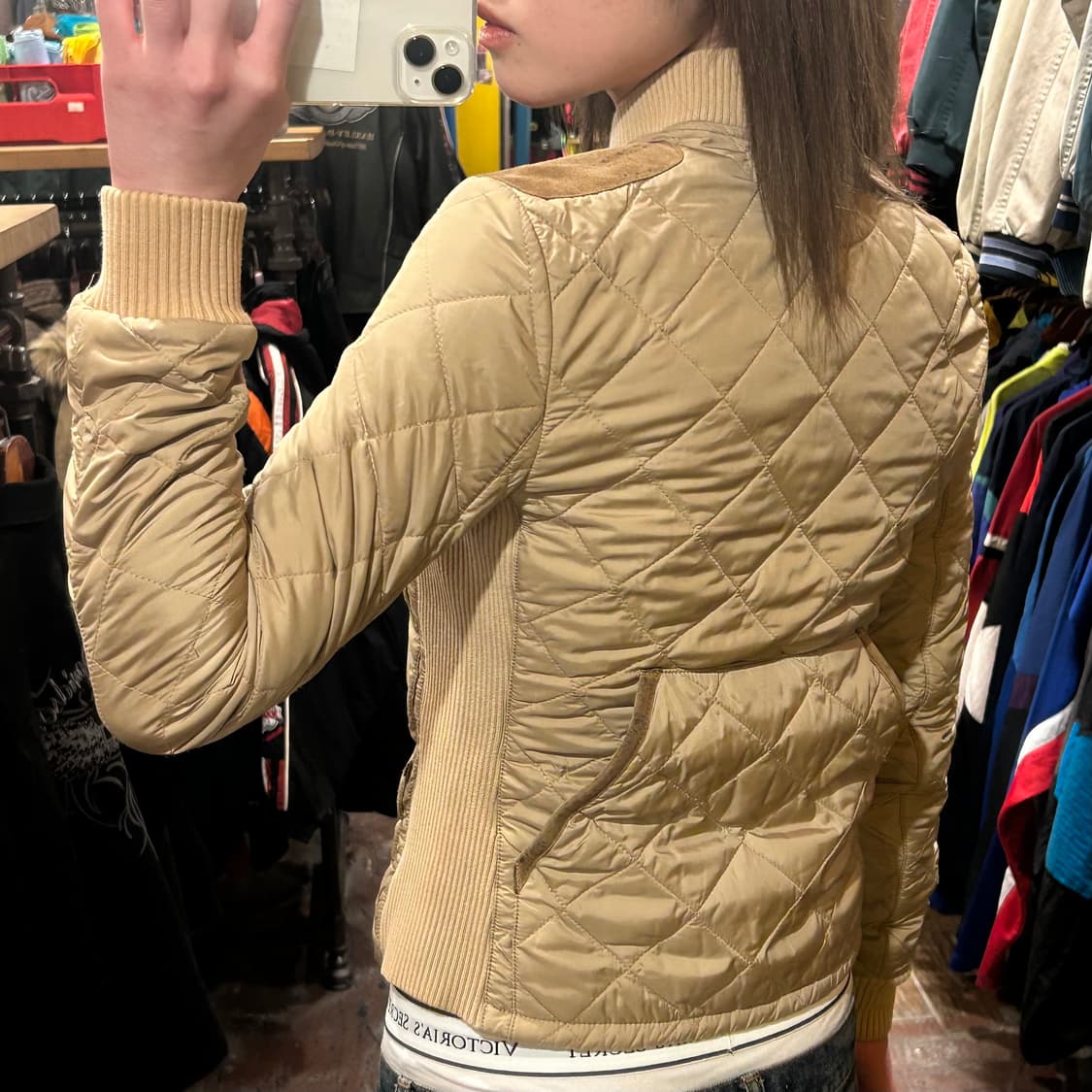 [HI] 폴로 경량 패딩 베이지 상품이미지5