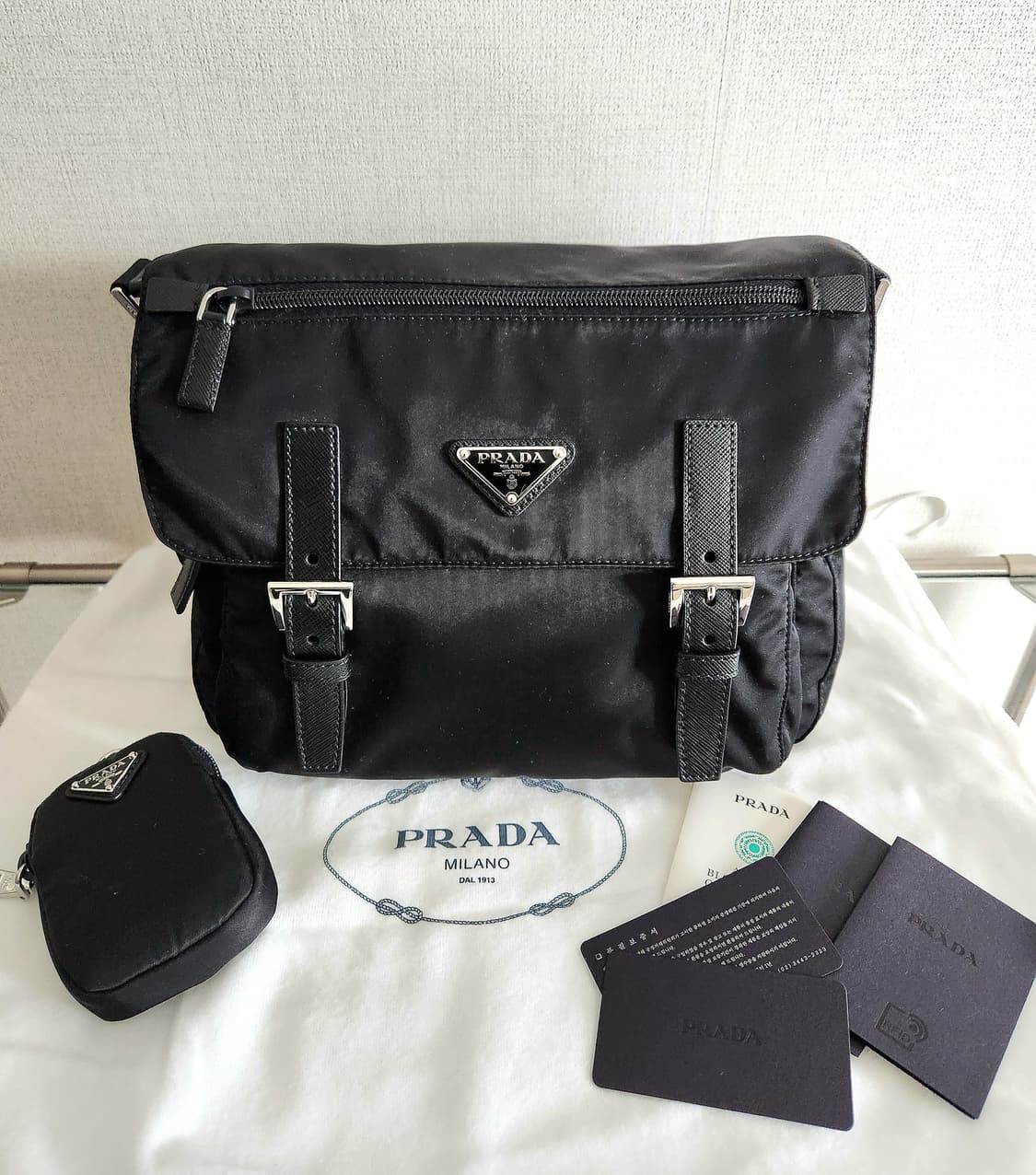 [새상품]급매 프라다 리나일론 숄더백 크로스백 1BD953 상품이미지1