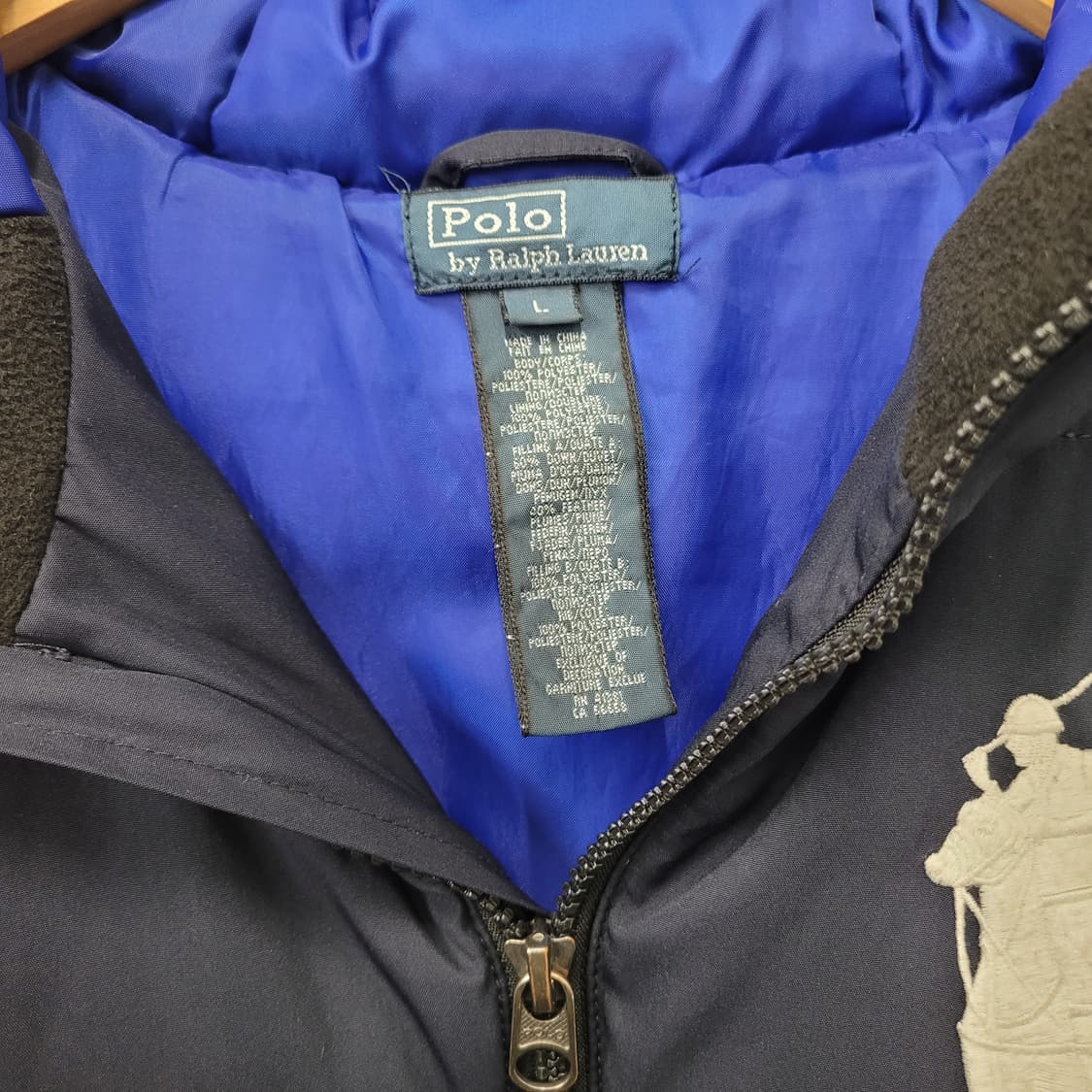 Polo Ralph Lauren 폴로 랄프로랜 보이즈 픽포니 패딩 네이비 상품이미지4