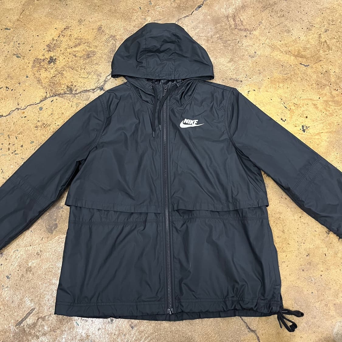 [정품/M] 나이키 블랙 바람막이 후드집업 b19 상품이미지3