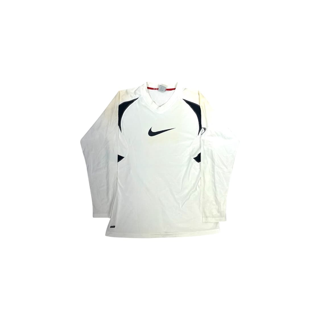 나이키 아이보리 미드 스우시 빅 로고 웜업 스웻 셔츠 맨투맨 M 상품이미지5