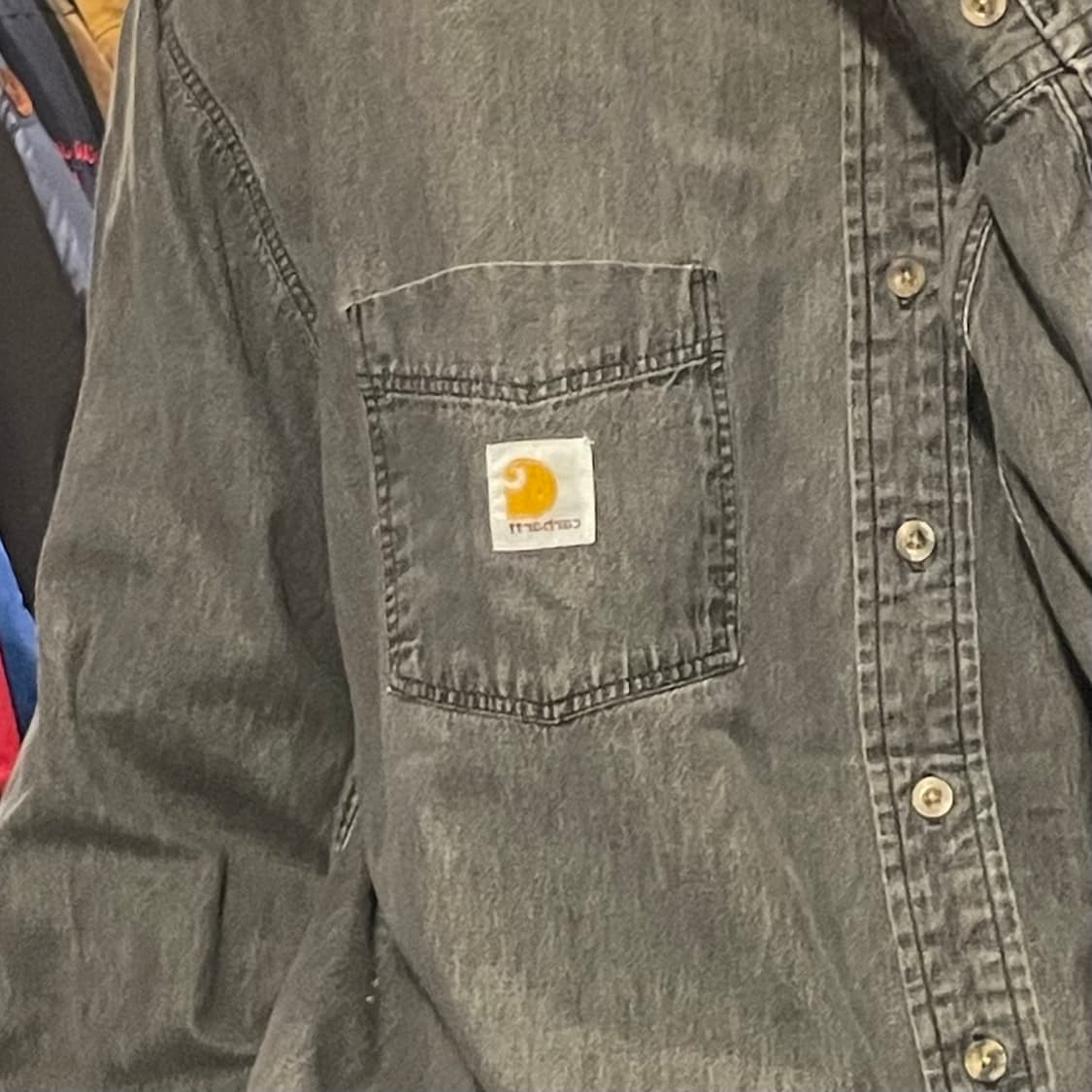 [IM] carhartt 칼하트 그레이 긴팔셔츠 상품이미지5