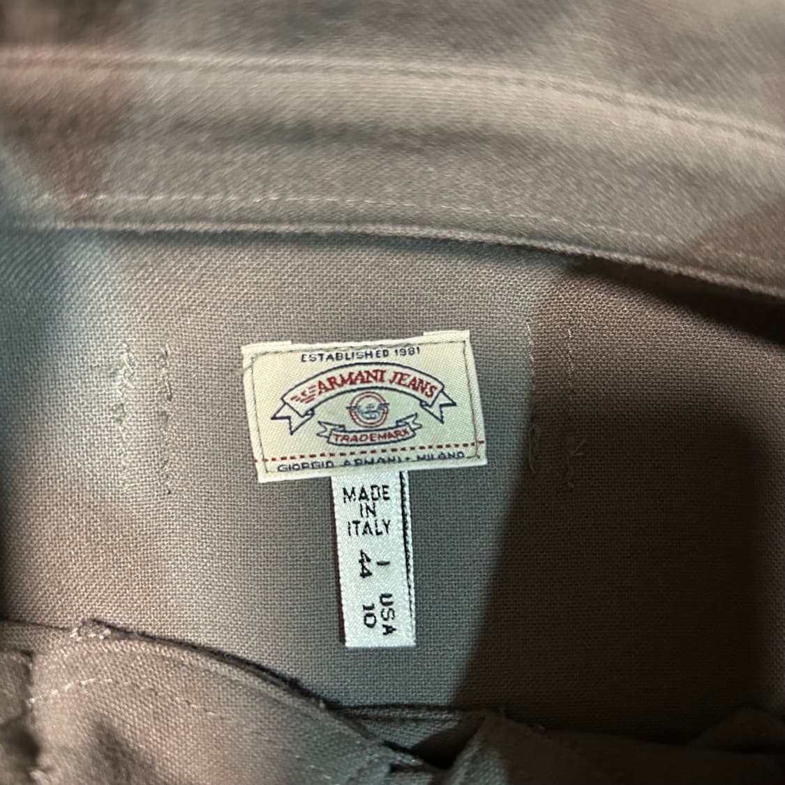 [M] 90s 아르마니 made in italy 셔츠자켓 상품이미지6