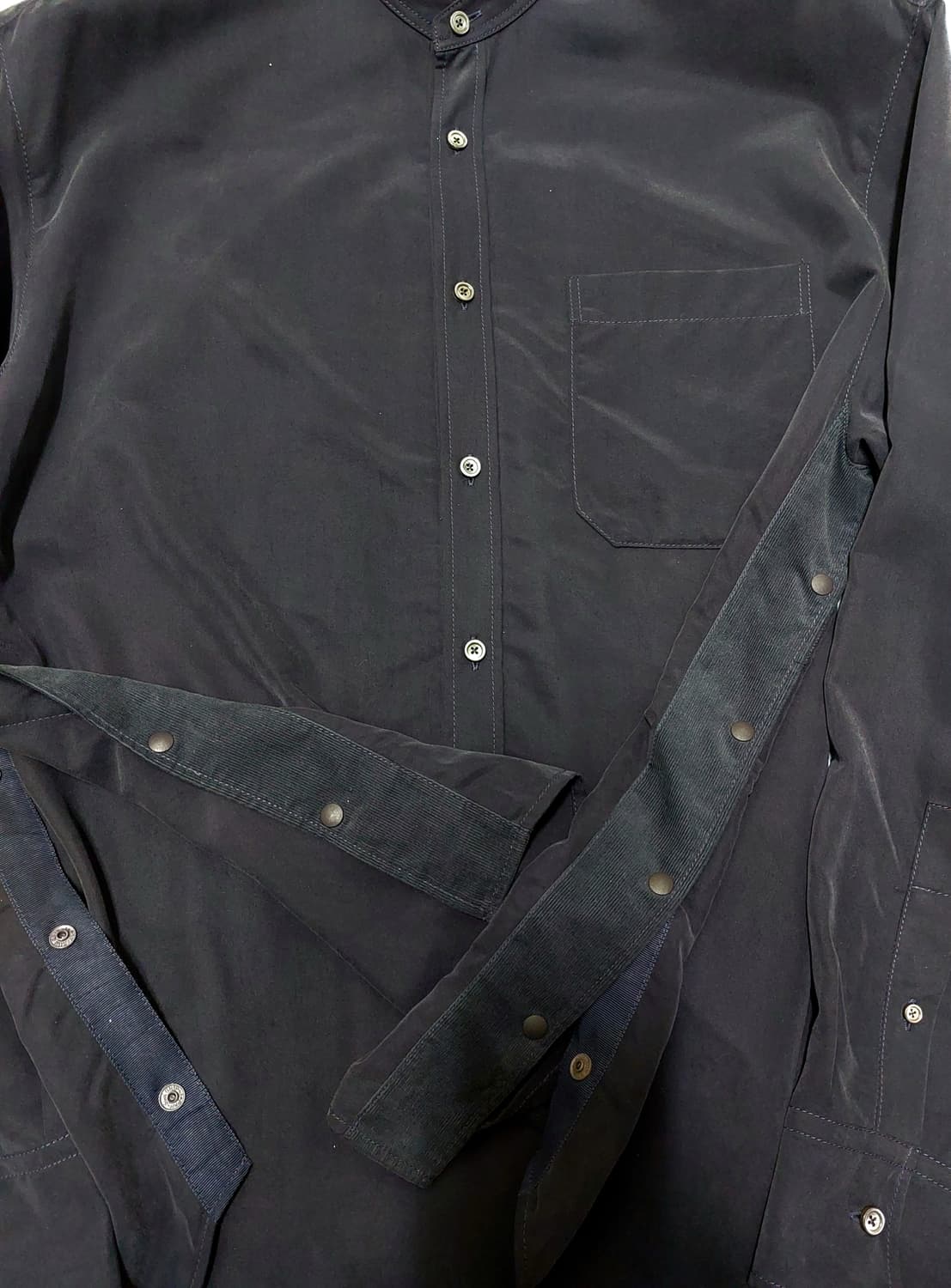 커스텀멜로우 새틴 레이온 셔츠 110~115 상품이미지5