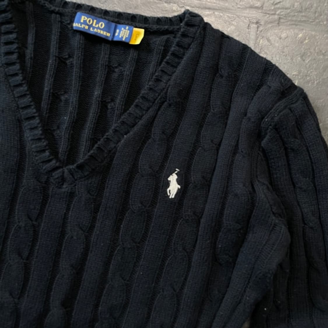 90 폴로 랄프로렌 신형 꽈배기 니트 상품이미지2