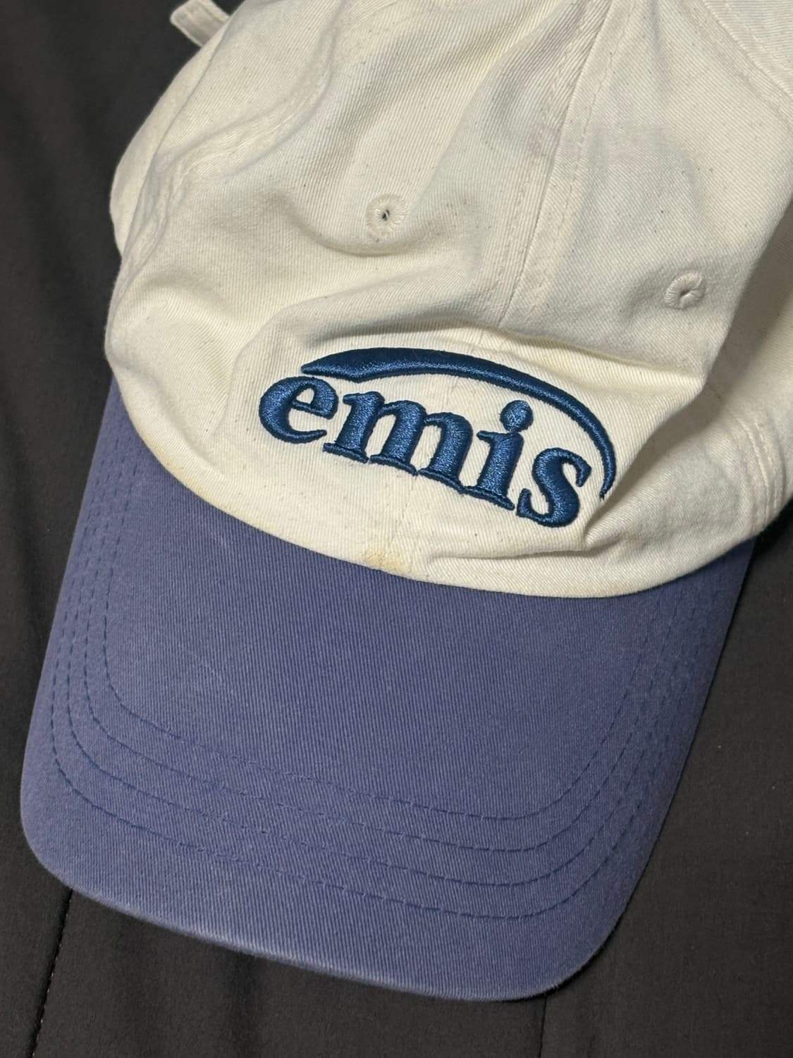 이미스 모자 볼캡 투톤 블루 os 상품이미지1