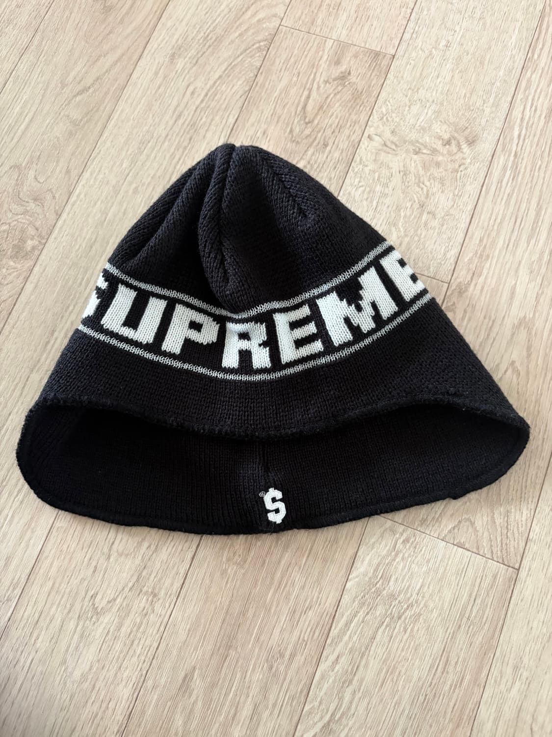 슈프림 이어플랩 비니 블랙 상품이미지3