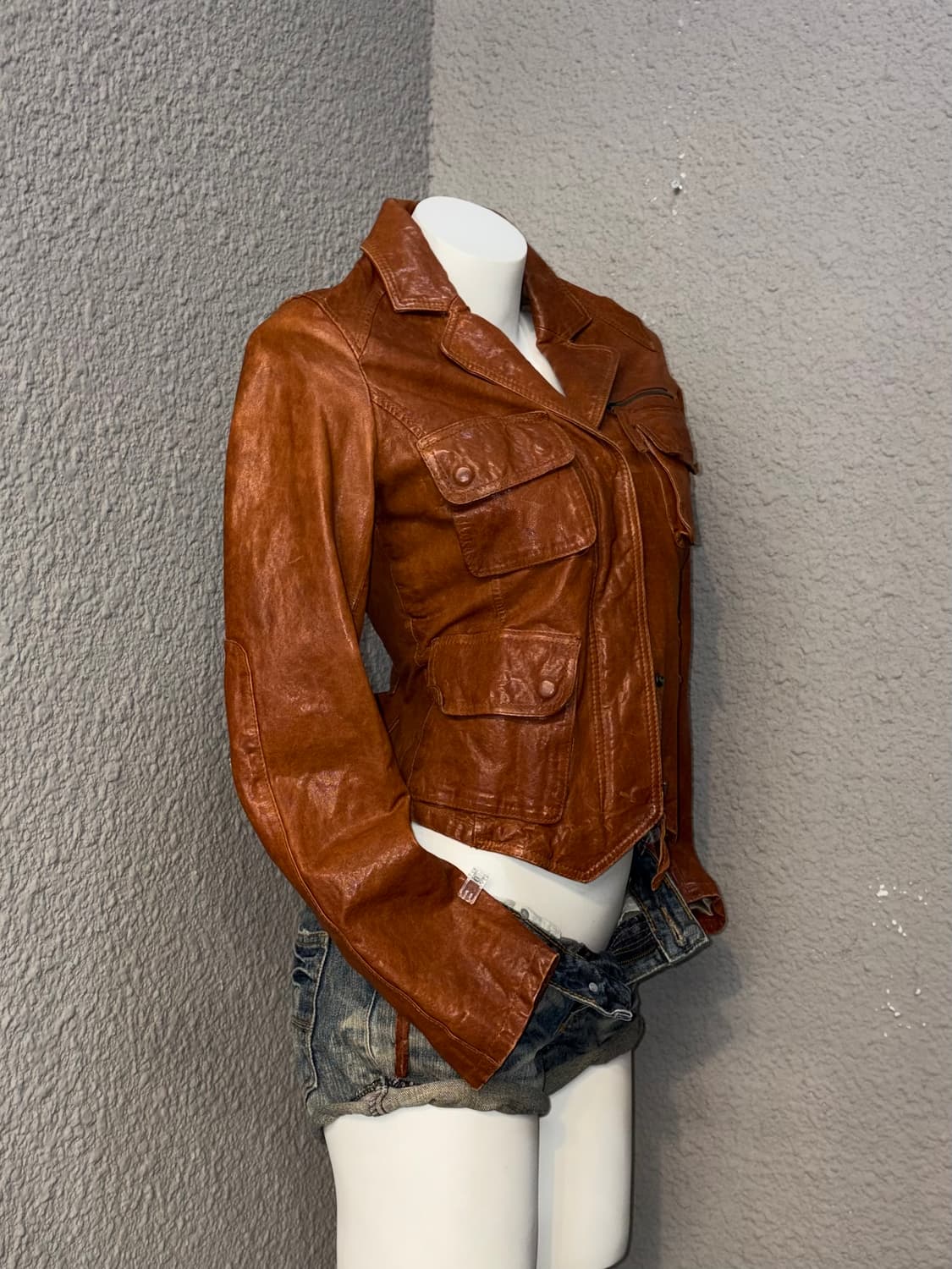 빈티지 가죽자켓 상품이미지1