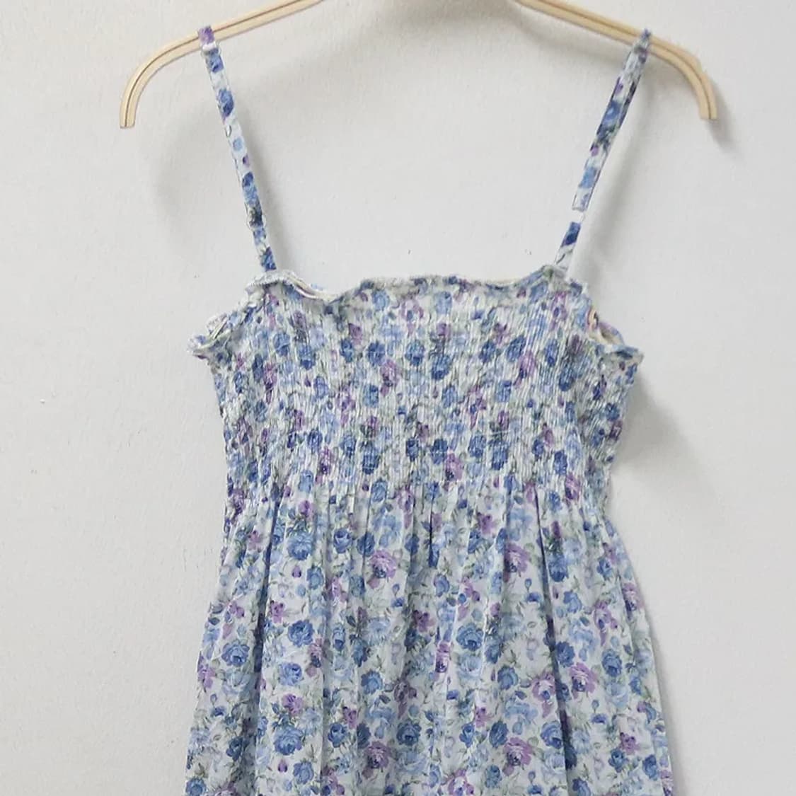 스모크 밴딩 끈 원피스 66643 상품이미지7