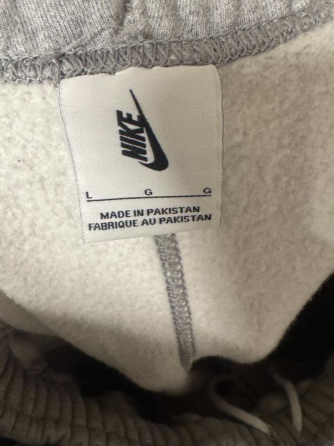 나이키nrg 솔로스우시 스웨트팬츠 L (블랙/그레이) 상품이미지7