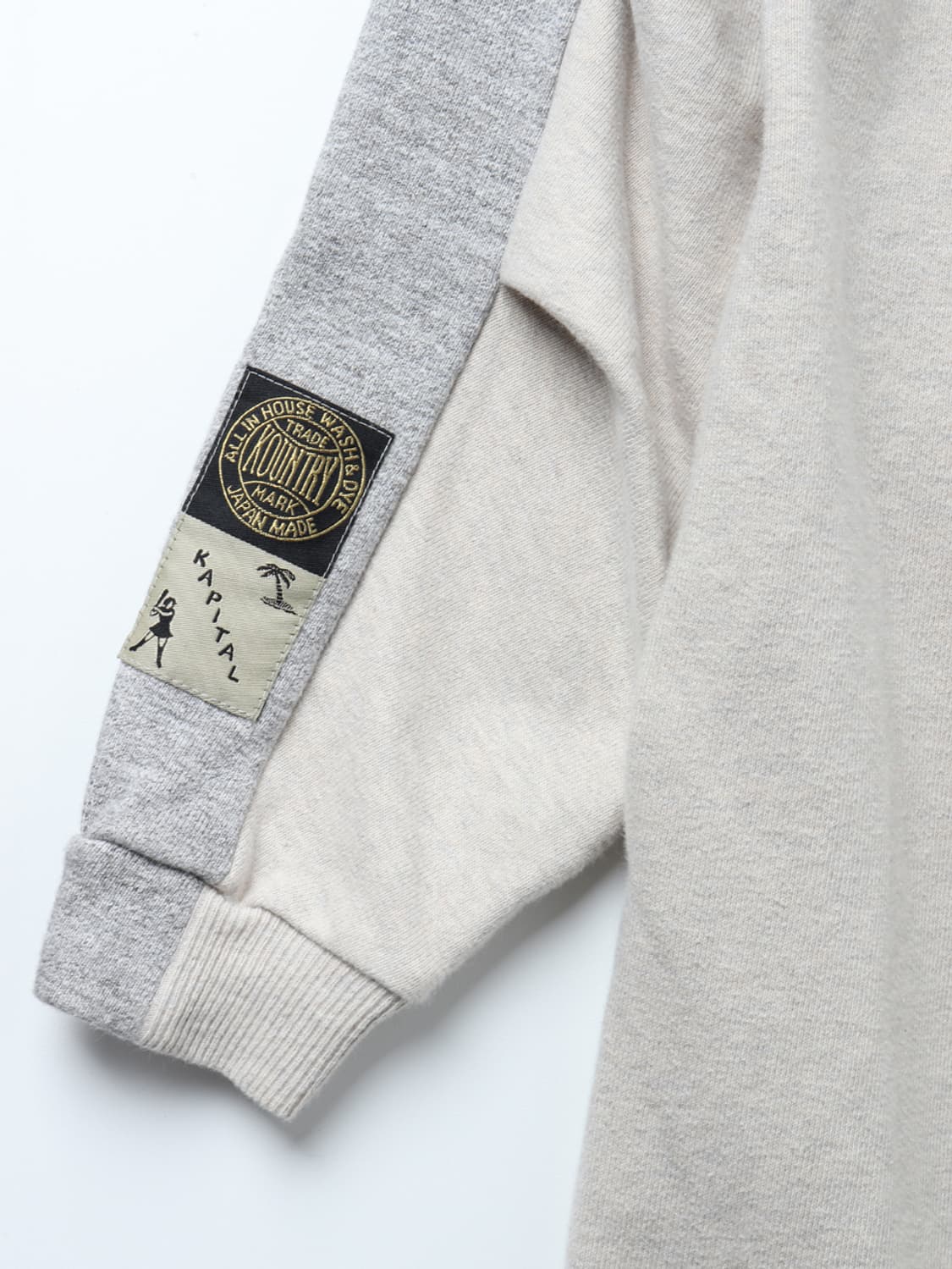 캐피탈 KAPITAL TOP Fleece High Neck Belge 상품이미지10